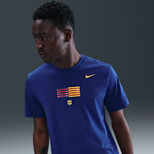 F.C. Barcelona Men's Nike Football T-Shirt. Nike ID